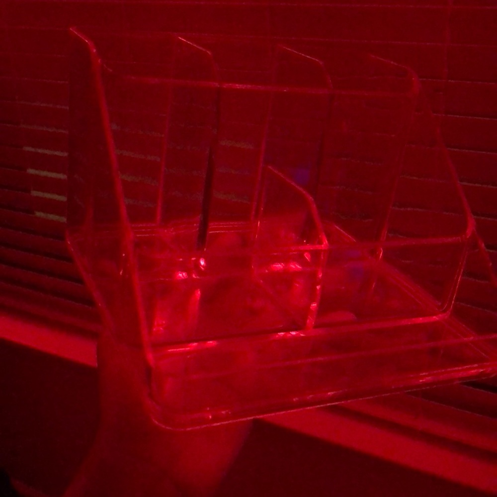 glass organizer